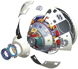 click for NASA Orion CEV page with more images
