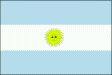 Argentina flag, from the CIA World Factbook