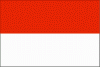 Indonesia flag, from the CIA World Factbook