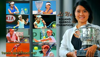 click for Li Na wallpaper, 1366x768