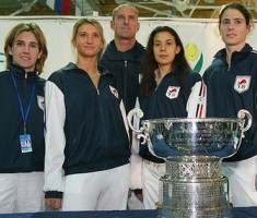 click for Fed Cup photo gallery