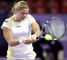 click for Clijsters French news photo search