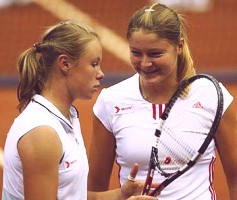 click for to see larger at Fed Cup photo gallery