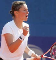 click for to see larger at Fed Cup photo gallery