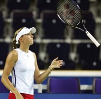 click for to see larger at Fed Cup photo gallery