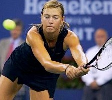 click for Sharapova news photo search